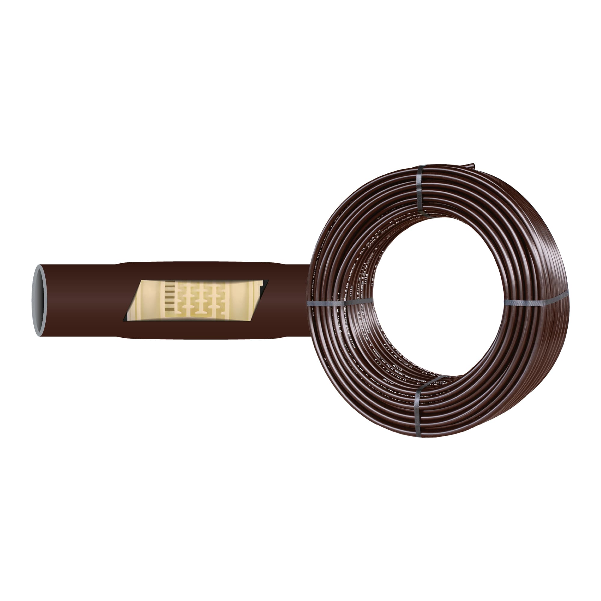 Труба для краплинного поливу Irritec Junior Brown D16 мм, L33 см, Q2,1 л/ч (100м)